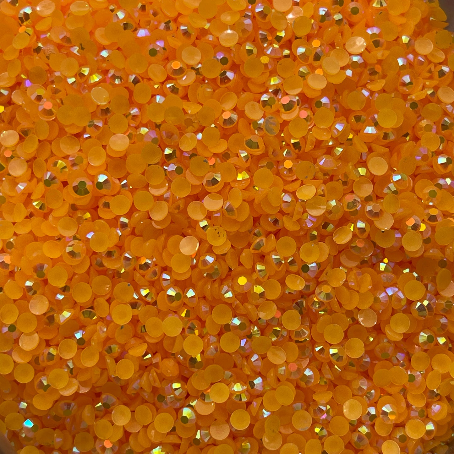 Ss12/3mm Light Orange Rhinestones