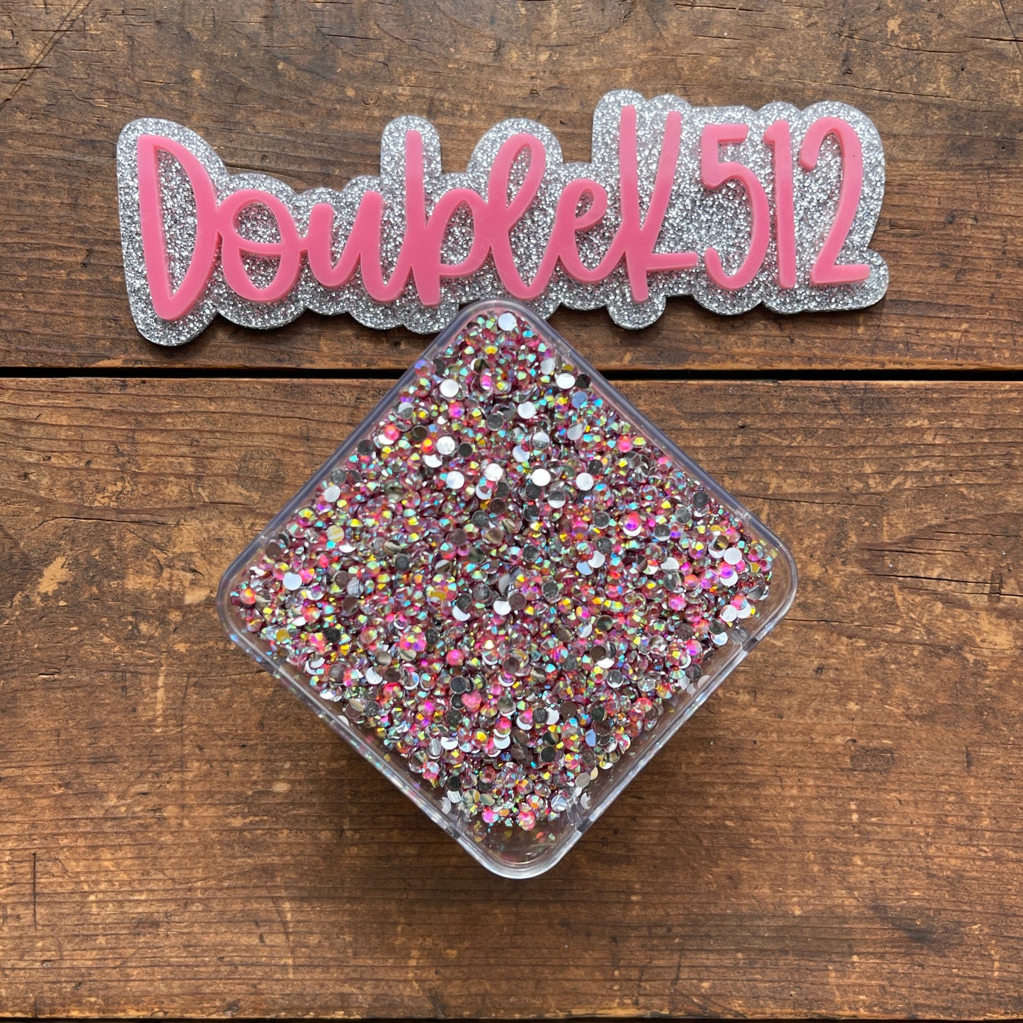 Ss12/3mm Hot Pink Mermaid Rhinestones