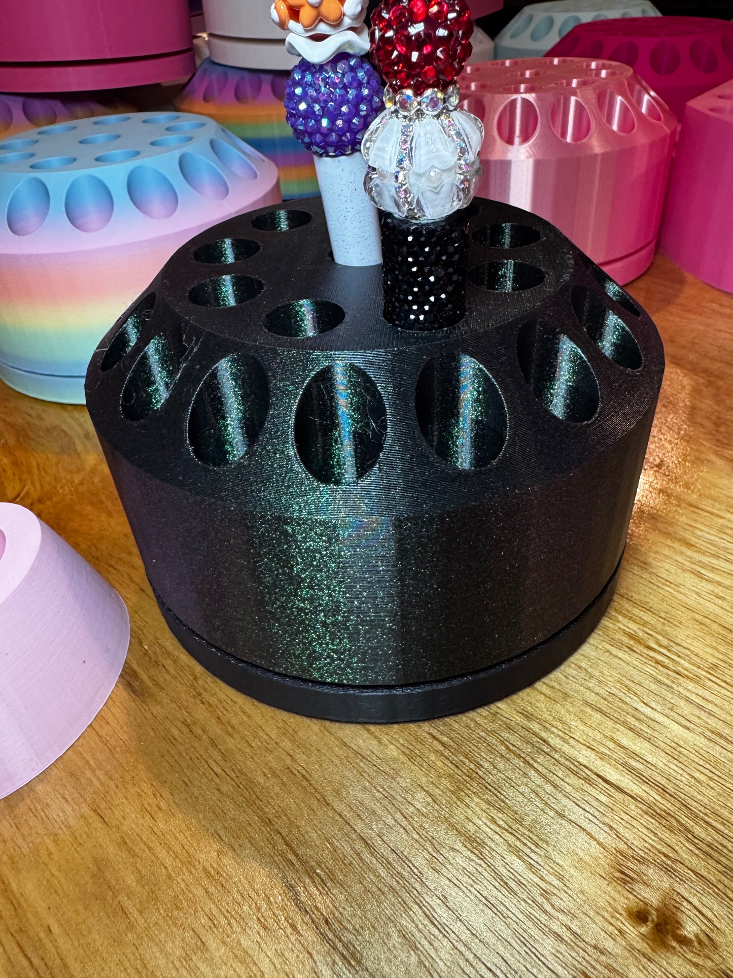 26 Hole Spinner Rhinestone Pen Holder