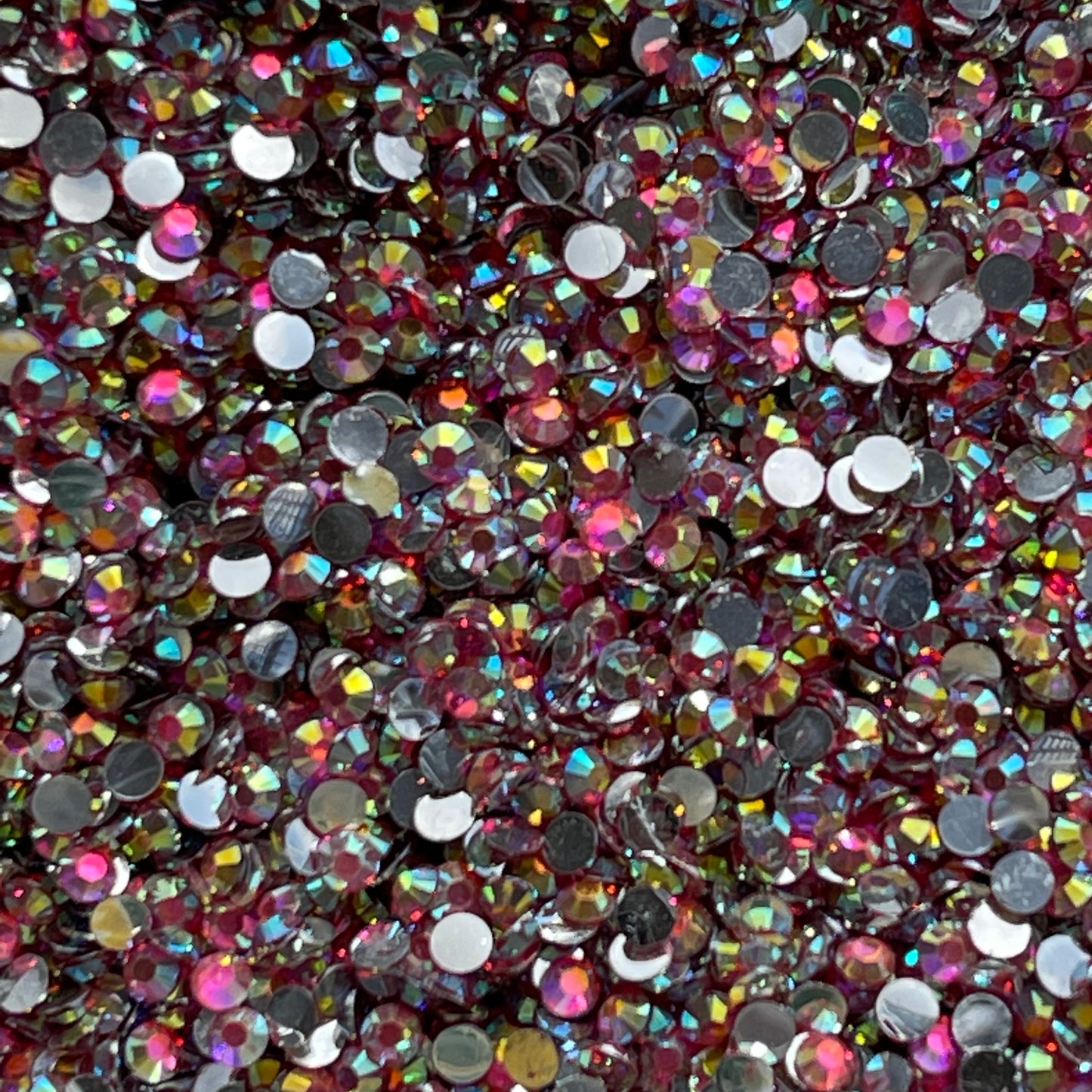 Ss12/3mm Hot Pink Mermaid Rhinestones
