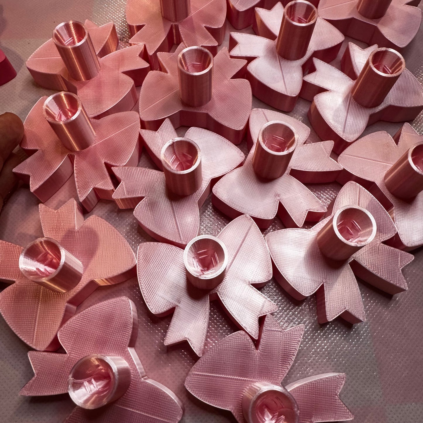 Single Rhinestone Pen Holder, Bow Shape Big Size