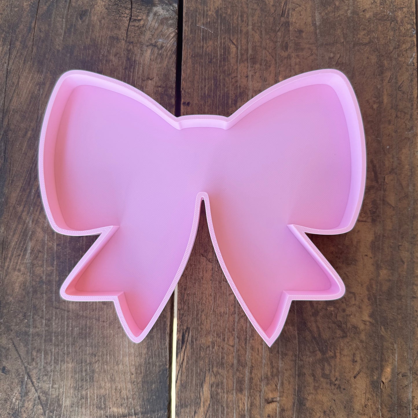 6inx6in Bow Trinket Bead Tray