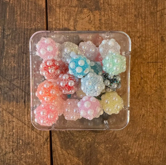 10pc - 16mm Sugar Pearl Bead for Pen (FY7)