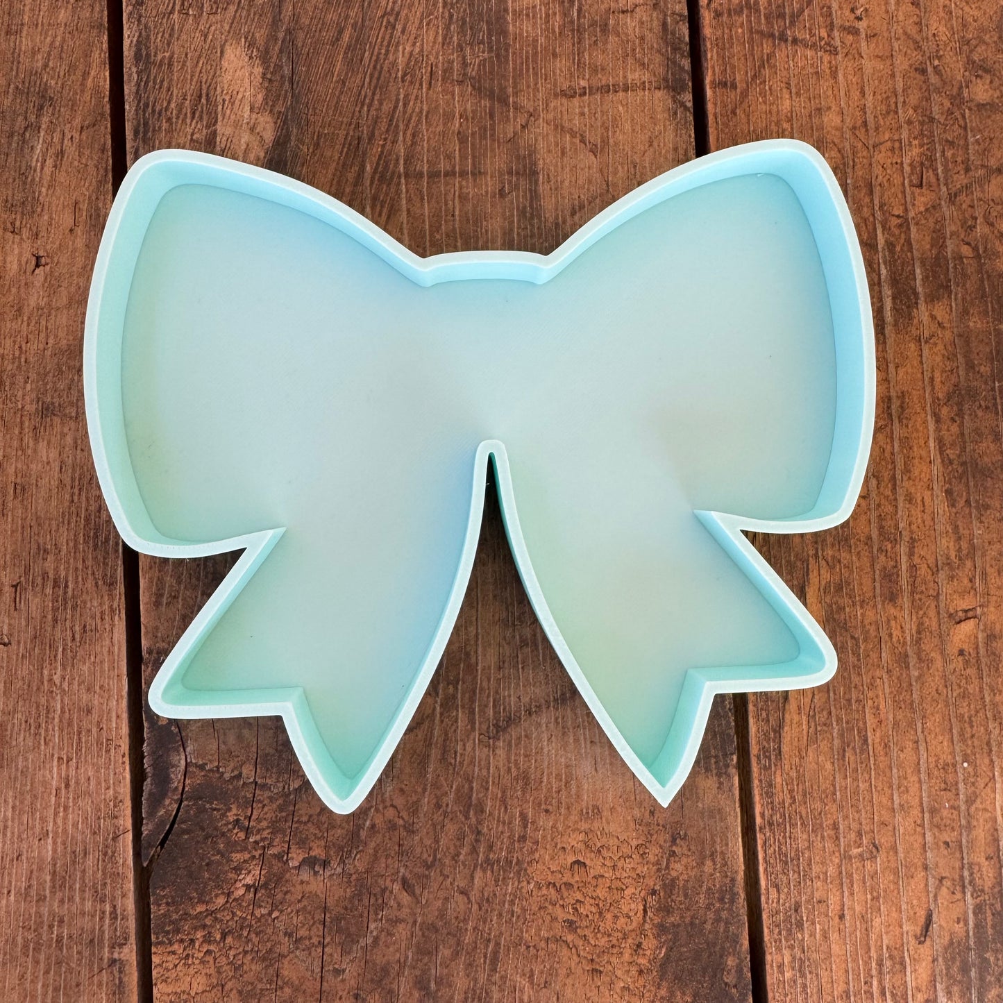 6inx6in Bow Trinket Bead Tray