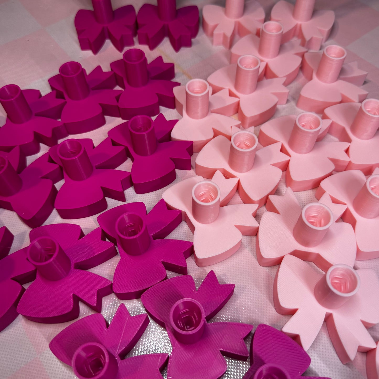 Single Rhinestone Pen Holder, Bow Shape Big Size