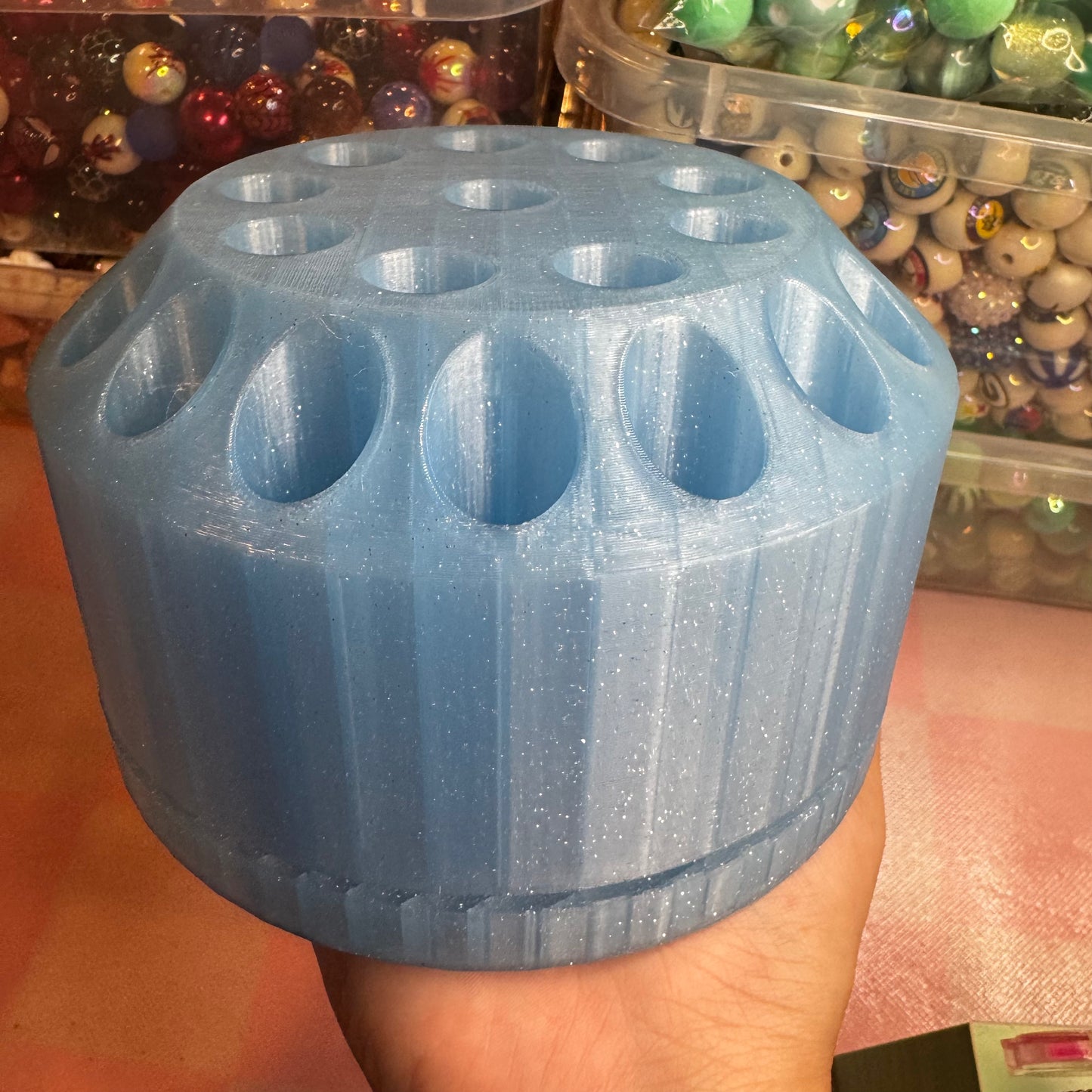 26 Hole Spinner Rhinestone Pen Holder