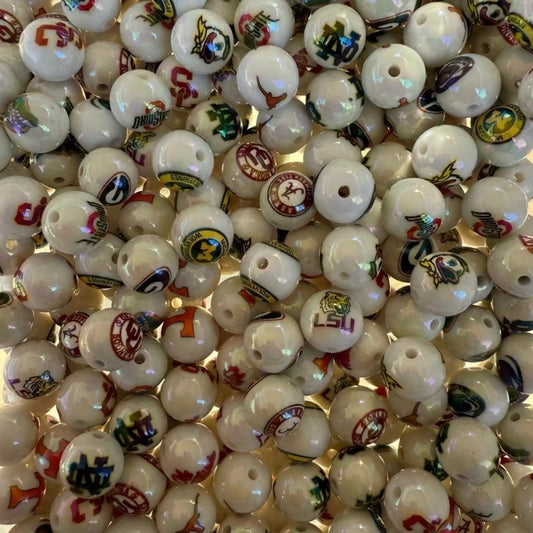 100ct - College Football Beads