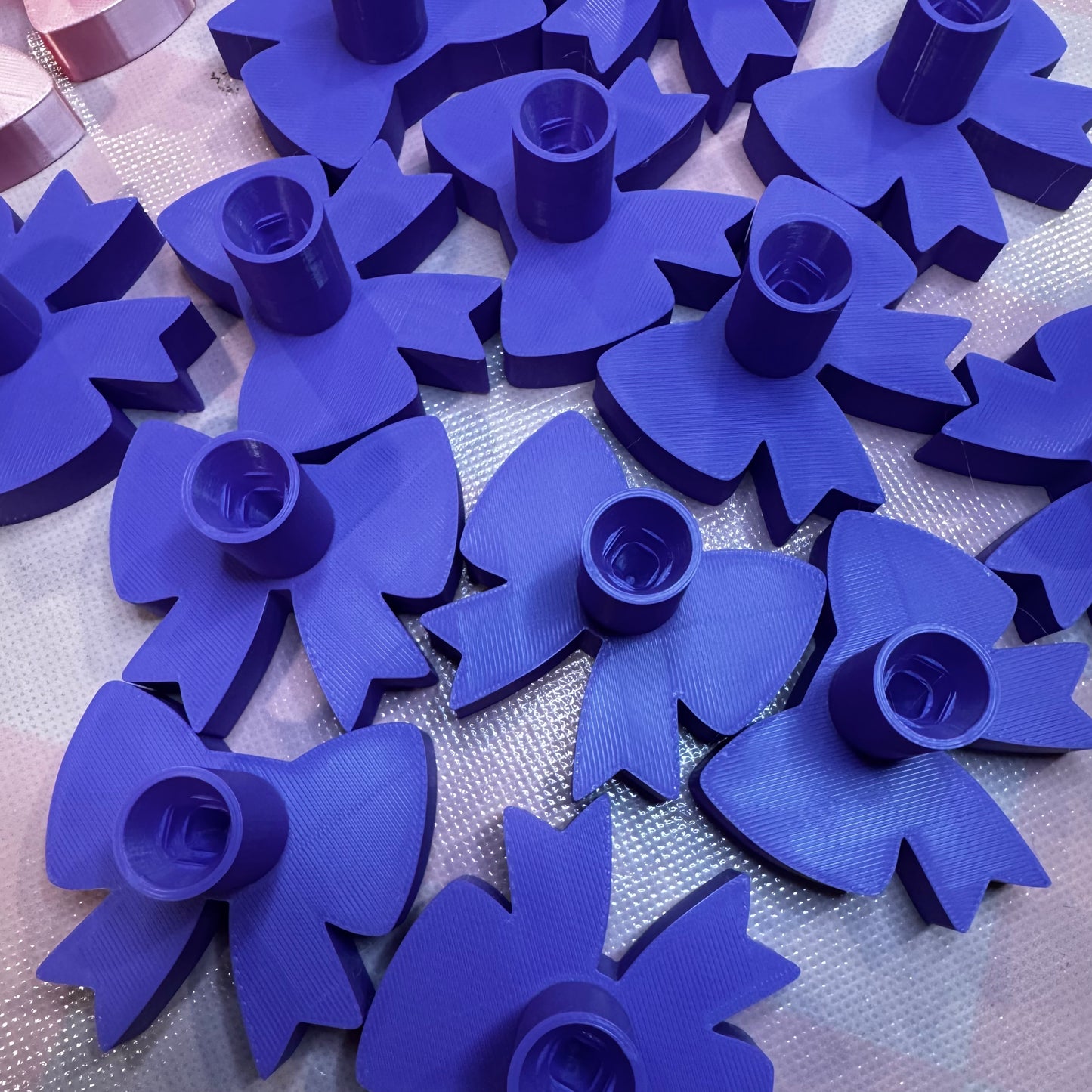 Single Rhinestone Pen Holder, Bow Shape Big Size