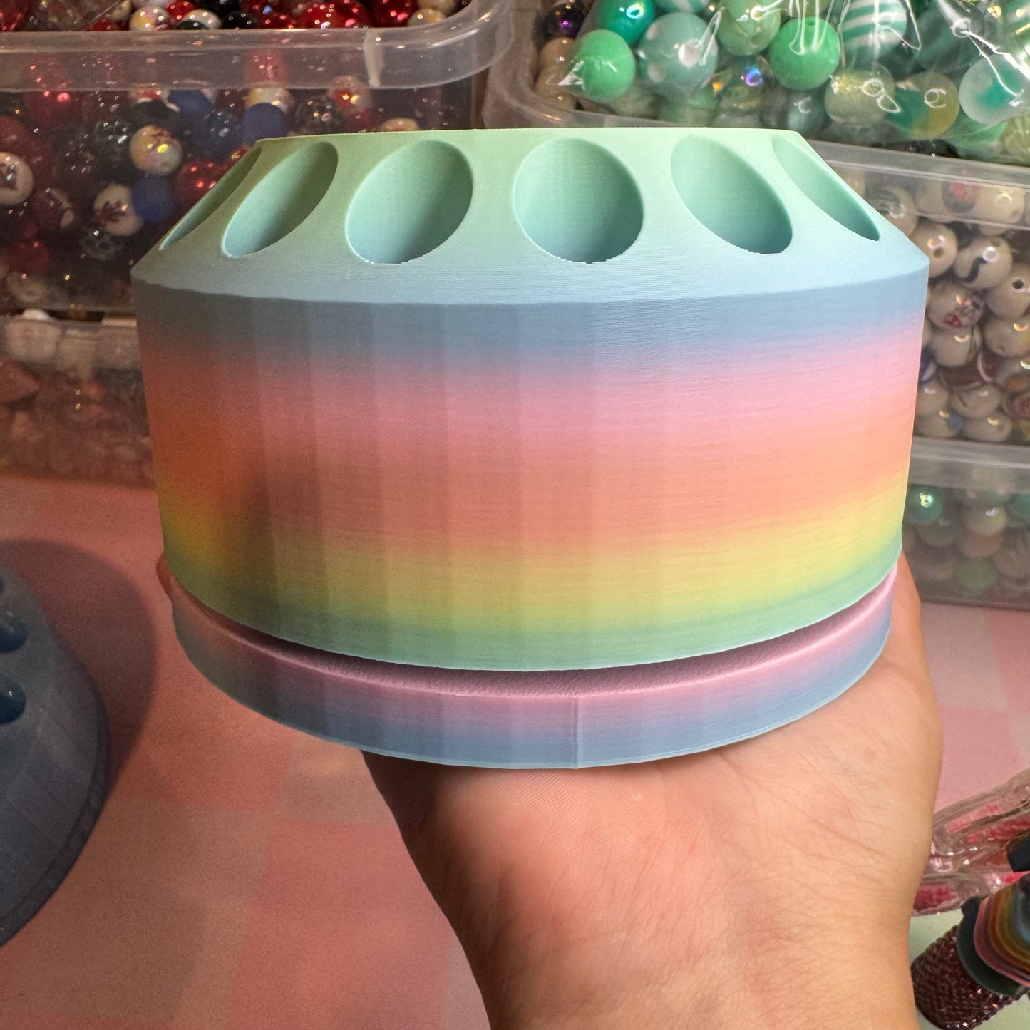 26 Hole Spinner Rhinestone Pen Holder