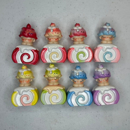 8pc - Big Resin 3D Figures